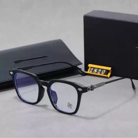 New Stylish Women's Anti-Blue Light Glasses - Retro Trendy UV Protection Clear Eyewear for Cross-Border Sales