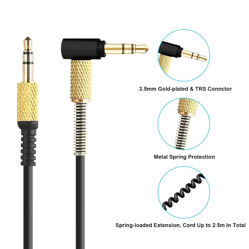 Strictly select Marshall Major 1 2 3 4 Monitor Mid ANC for earphone cable audio spring cable