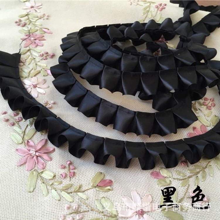 2、5cm リボン、ウェビング、レース、割引、プリーツレース、衣料品アクセサリー、カーテン、枕、おもちゃ、レース 30m