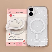 五角星翅膀带磁吸适用苹果16promax手机壳ip15/14/pro软13/12/11