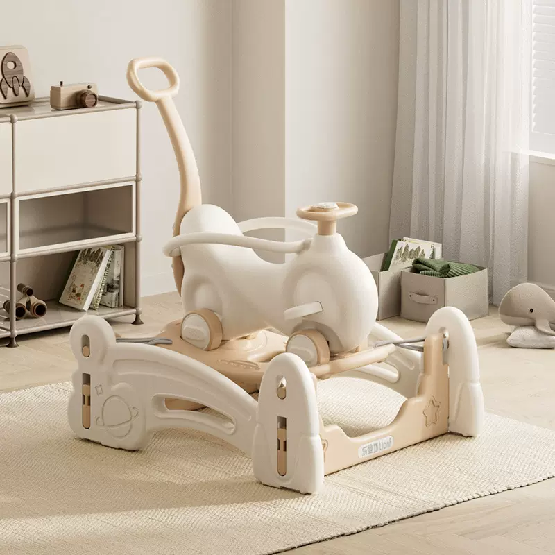 蹦床摇摇车宝宝摇摇马婴儿蹦蹦车儿童周岁生日礼物溜溜防摔木马