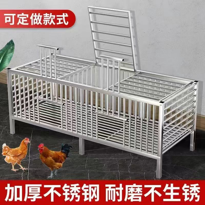 不锈钢鸡笼鸭鹅猫狗兔笼移动,家用大小号加密加厚养殖厂直销批发|undefined