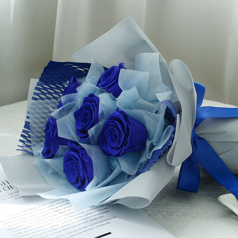 Día de San Valentín regalo de cumpleaños flor real Día de la Madre ramo rosa regalo creativo flor seca Yunnan flor eterna producto terminado