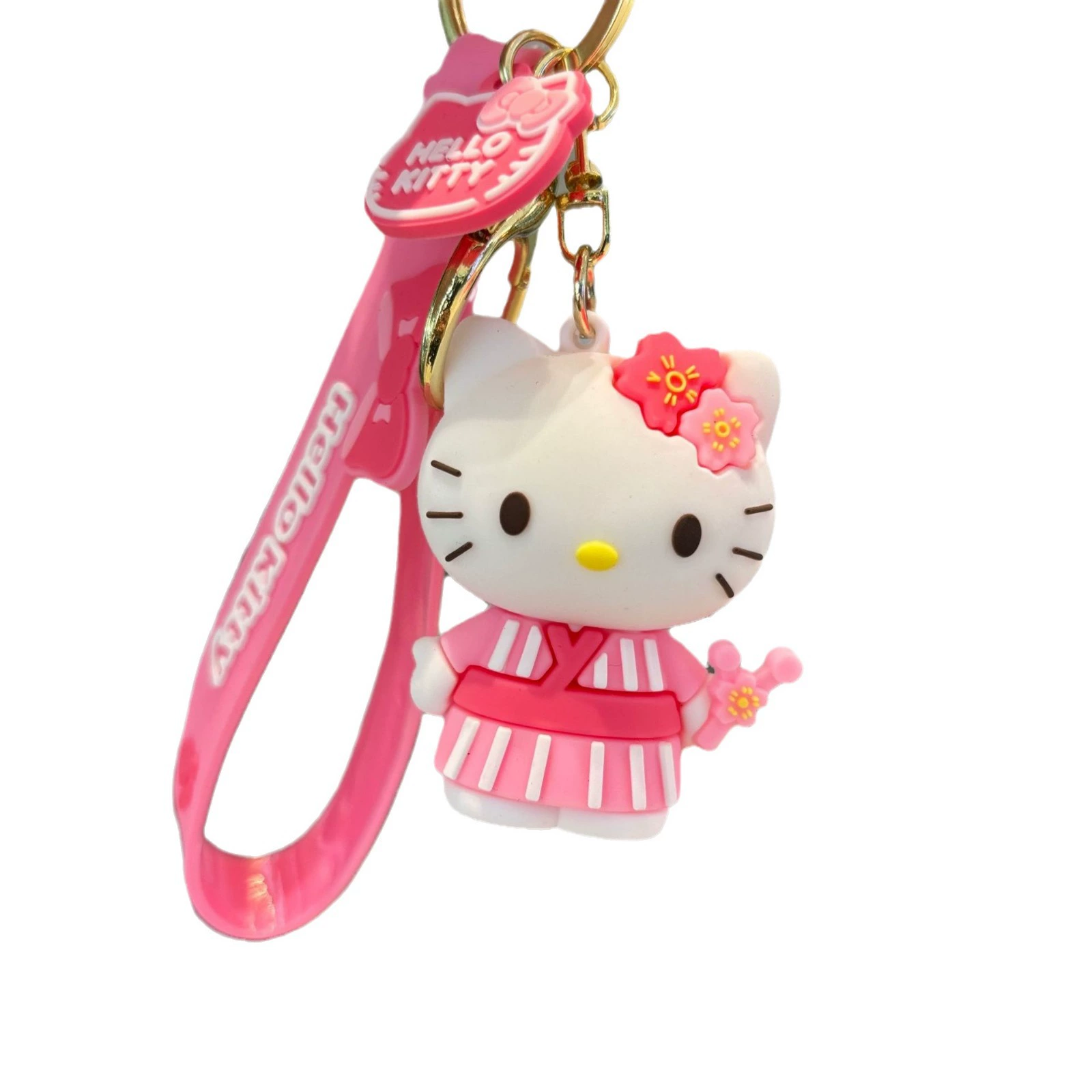 Брелок (Hello Kitty от Sanrio) милый кулон-кукла, разноцветные варианты украшений, подарок на день рождения