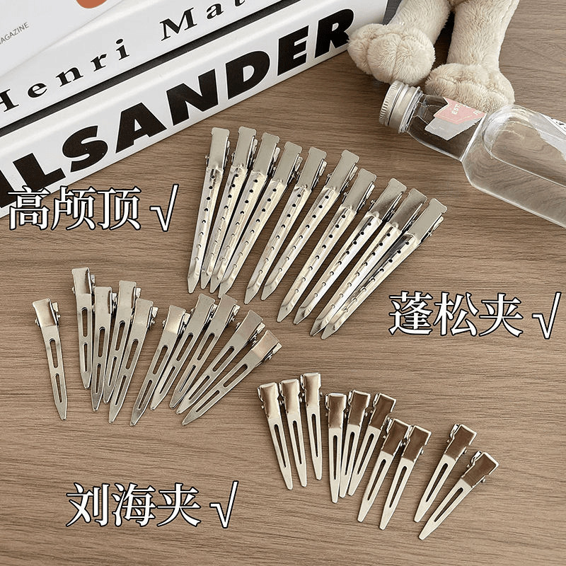 Hair Root Fixing Fluffy Pointed Bend Clip Hairpin Studio Makeup Artist Styling Hairdressing Duckbill Clip Positioning Partition Hairpin