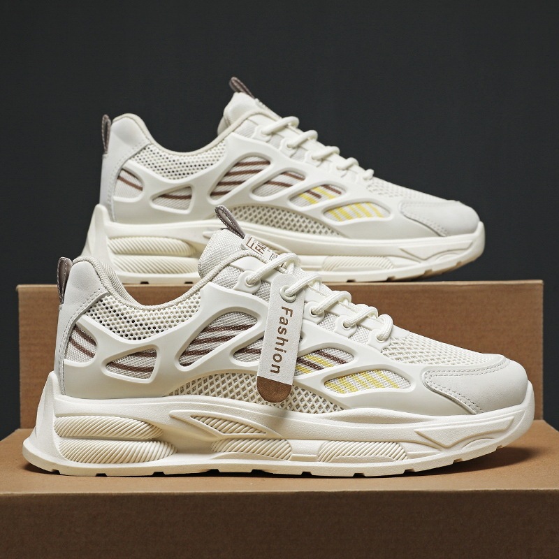 Spring and Autumn Sports Shoes for Men, Versatile Mesh Running Shoes for Men, Trendy Shoes, Student Casual Dad Shoes Wholesale Spring and Autumn Sports Shoes for Men, Versatile Mesh Running Shoes for Men, Trendy Shoes, Student Casual Dad Shoes Wholesale
