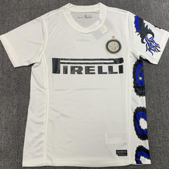 Retro Classic Football Jersey Inter Milan AC Milan J Logo American Short Sleeve Soccer Uniform