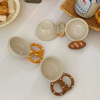 创意卡通异形可爱手绘创意陶瓷早餐面包碟蘸料小碟子