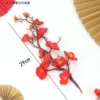 A red plum blossom