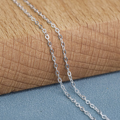 S925 Sterling Silver Simple Sparkling O-Shape Extension Chain for Women – Premium, Handcrafted, Stylish Design, Versatile & High-Shine All-Purpose Chain