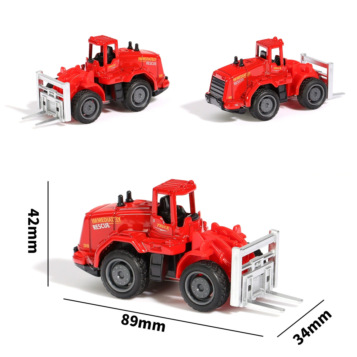 Toy car for boys, scale 1:64