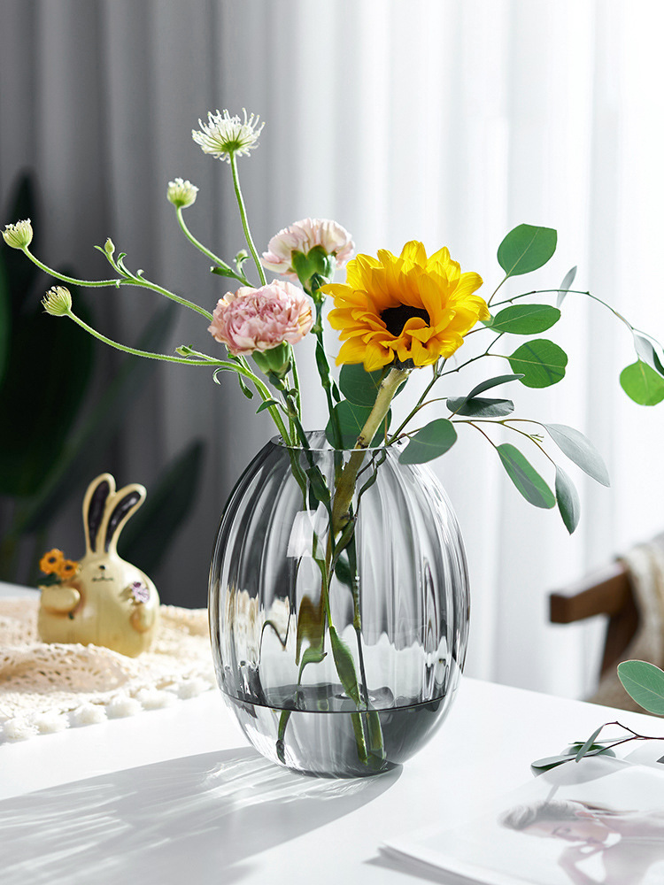 glass transparent creative decorations for living room