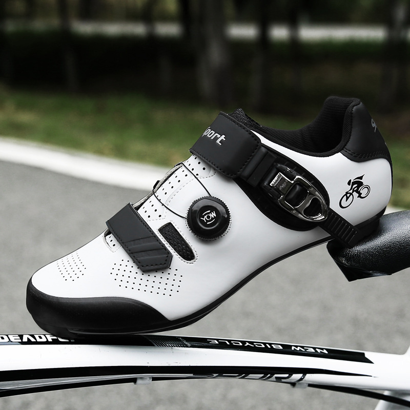 New Style Cycling Shoes with Lock Summer Lock Shoes for Men and Women Road Bike Booster Shoes Hard Sole Mountain Bike Sneakers