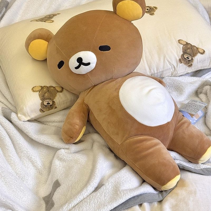 ファットハウスリラックマ Lサイズ 睡眠漫画人形 ぬいぐるみ おもちゃ かわいい 誕生日プレゼント 枕|undefined