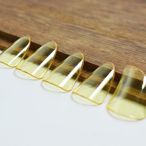 Manufacturer wholesale children's pipa nails professional grade examination playing adult transparent celluloid pipa nails
