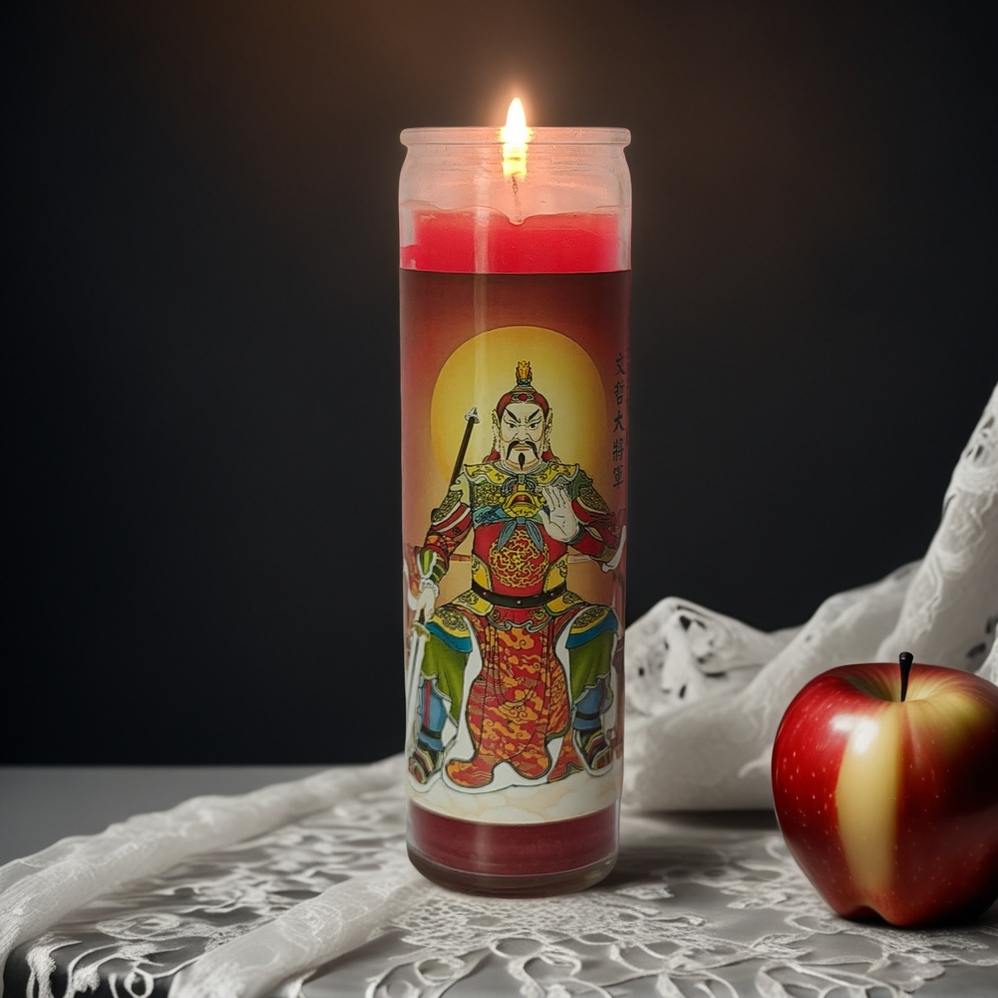 天官賜福手作りろうそく クリエイティブな祝福 ロマンチックなシーンの装飾 無煙ろうそく 5～6個入り 財宝を招くろうそく