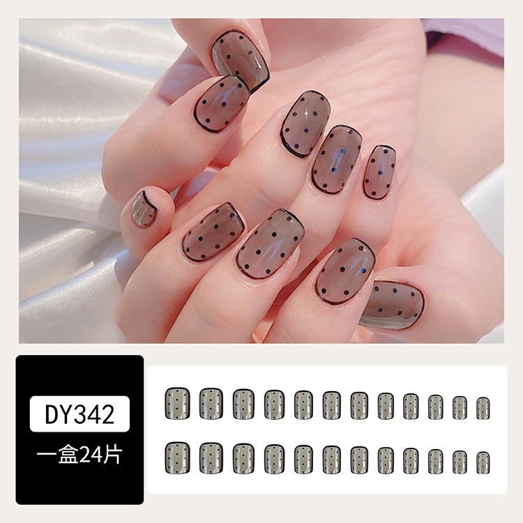 Promoción de pérdida dulce Cool nail patch simple parche de uñas falsas productos terminados al por mayor ventas domésticas de desgaste de uñas