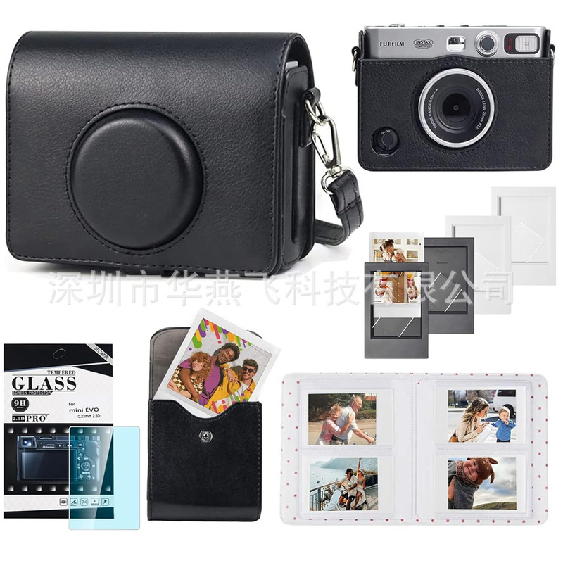 Suitable for Polaroid Instax Mini Evo Camera Bag Photo Bag Photo Album Photo Frame Tempered Film Set