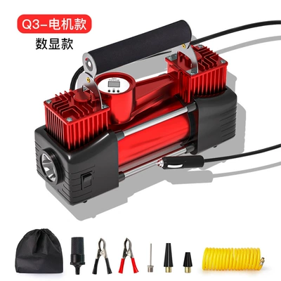 Cylinder High Power Portable Car – Hava nasosu - digital-display-model-red