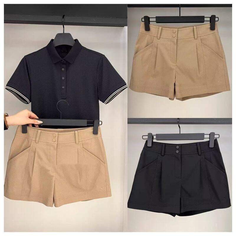 Korean Golf Women's Shorts 2026 Spring/Summer New Versatile Breathable Comfortable Letter-Print Golf Sportswear for Women Korean Golf Women's Shorts 2026 Spring/Summer New Versatile Breathable Comfortable Letter-Print Golf Sportswear for Women
