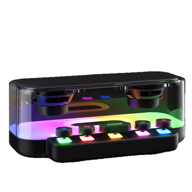クロスボーダーカラフルなeスポーツモデルZ6ワイヤレスBluetoothスピーカーLEDカラーライトコンピュータオーディオ屋外カードサブウーファー|undefined