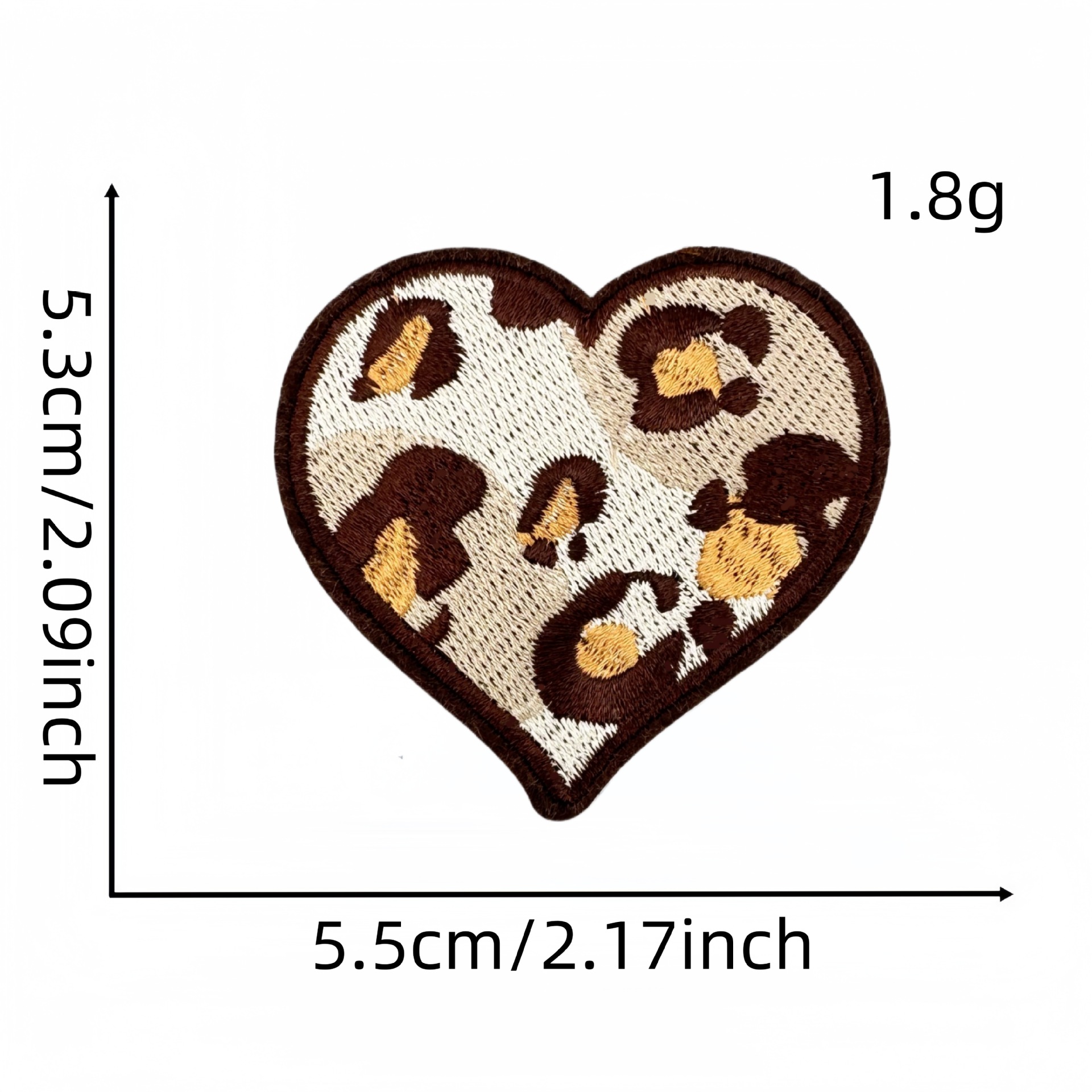 小号豹纹布贴11#