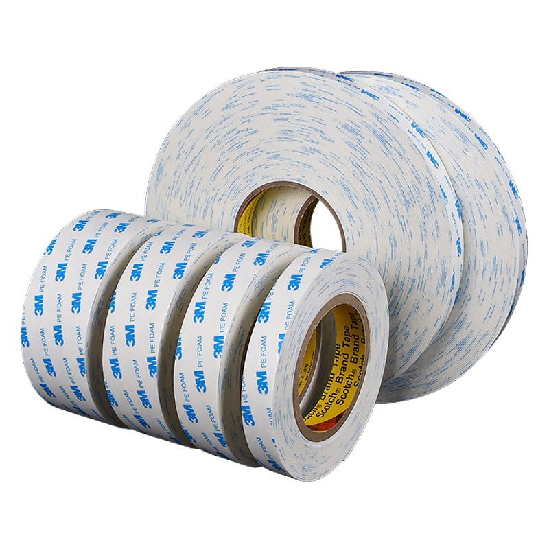 3M1600T ESPUMA de doble cara gancho de cinta marco de fotos fuerte sin costura de alta resistencia a la temperatura 3MPE ESPUMA blanco pegamento de ESPUMA
