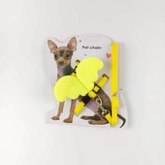 Pet Supplies Dog Harness Lead Angel Shape Chest Back Strap Anti-Retreat Adjustable Multiple Colors Available Dog Leash