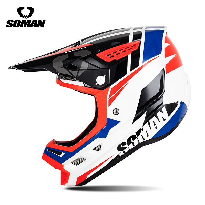 新型クロスボーダーSOMAN自転車ヘルメット道路山地速降クロスカントリーヘルメット男女屋外騎乗ヘルメットm 12