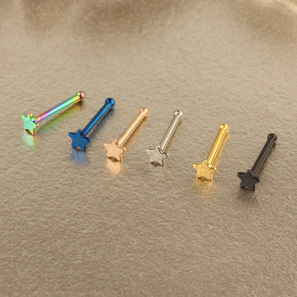 Fashion Geometric Stainless Steel Ear Studs 1 Piece