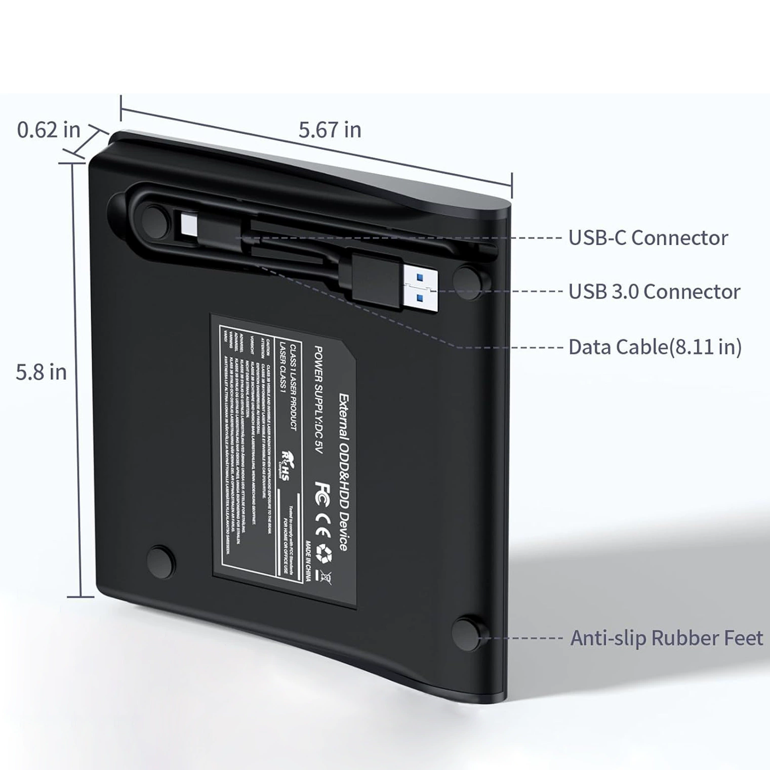 Computer opticaldrive Laptop external burner Mobile DVDdrive