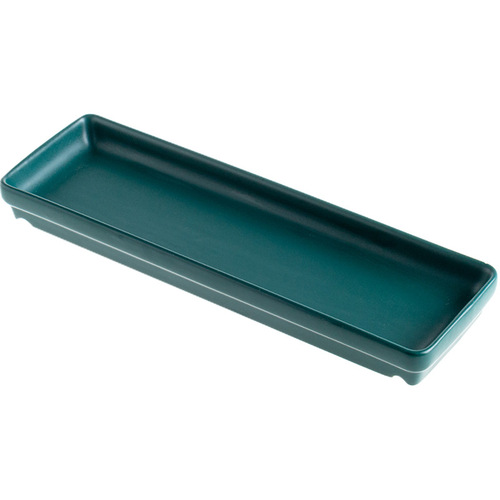 Household color glaze creative chicken wings placed ceramic long plate snack rectangular flat plate restaurant Japanese sushi plate