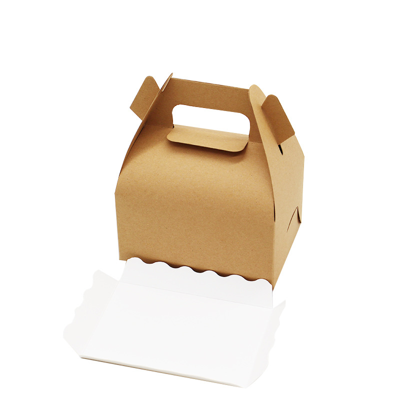 小号/大号手提甜点打包盒手提西点蛋糕盒 慕斯蛋糕盒 点心包装盒