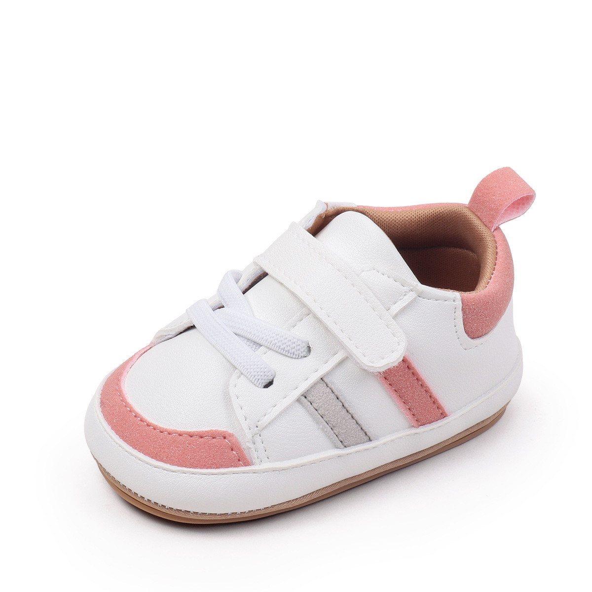 Primavera y otoño nuevos zapatos para niños de 0 a 1 año nuevos zapatos deportivos zapatos de bebé de estilo casual zapatos para niños pequeños con suela de goma antideslizante