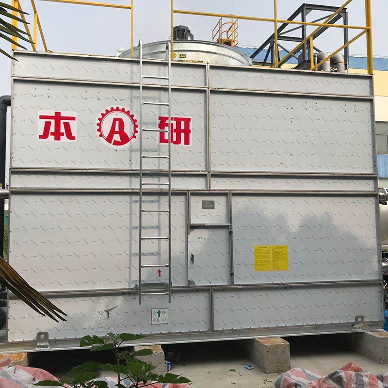 本研闭式横流超静音冷却塔中频炉高低温检测机配套专用水质无污染