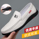2022 Spring and Autumn new men's daily casual leather shoes men's leather breathable soft leather soft bottom driving peas shoes 6016