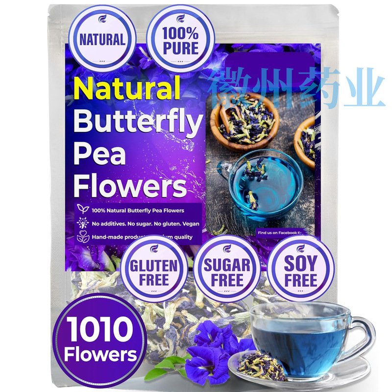 Butterfly Pea Flowers Blue Butterfly Pea Flower Tea Bag Dried Butterfly Pea Tea Bulk 8oz
