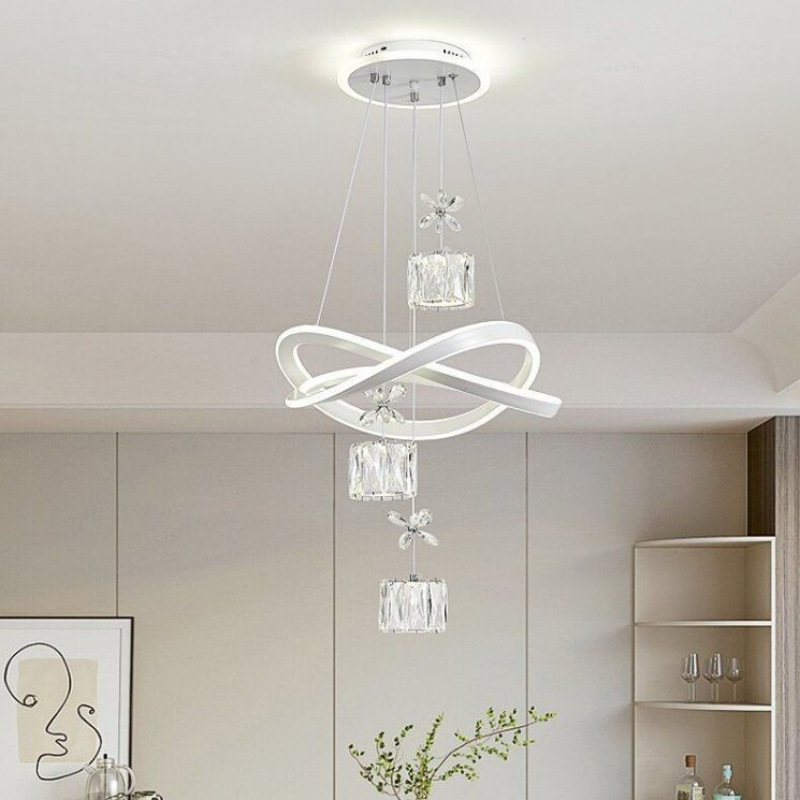 レストランシャンデリア LED 寝室シャンデリア シンプル モダン ダイニングルーム ダイニングテーブル バー インターネットセレブ 北欧ランプ 階段シャンデリア|undefined