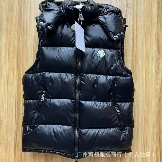2025 Winter New Model Mengjia Popular Classic Hooded Glossy Vest Couple Style Vest Warm Jacket Top Trendy