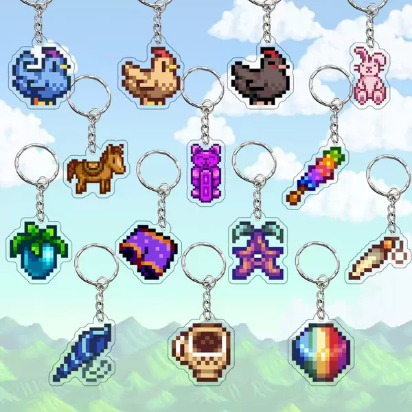 Stardew Valley keychain-all 14 styles available