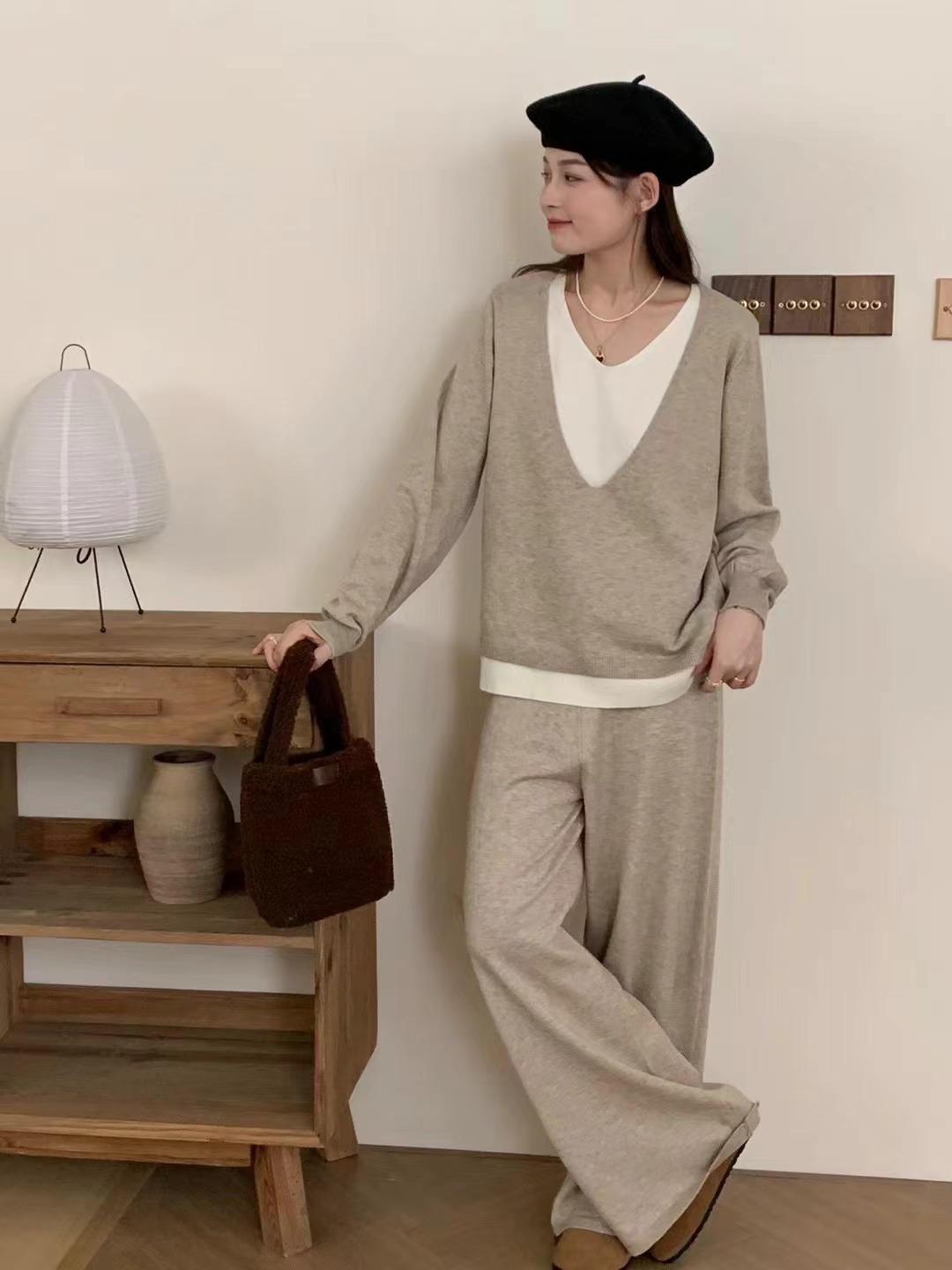 Knitted set