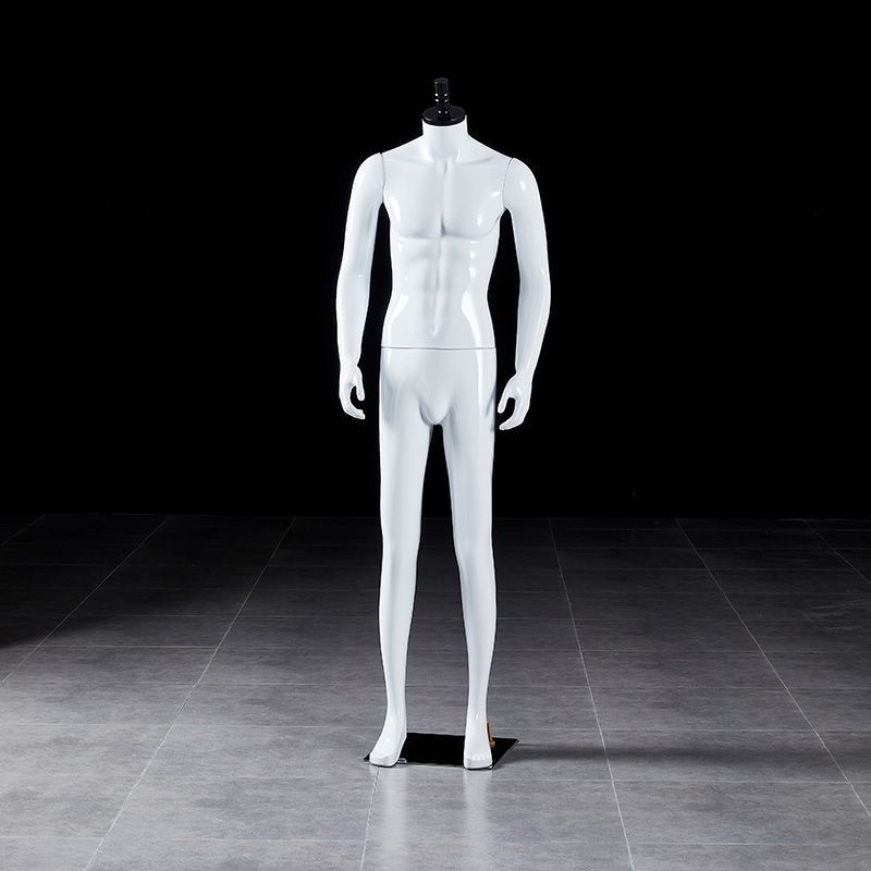 Modelo masculino accesorios cuerpo humano maniquí de plástico plataforma tienda de ropa masculina ventana de ropa tiro estante de exhibición de ropa