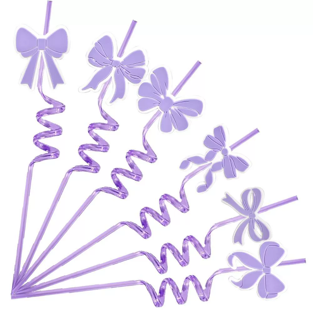Multi-use straw with bow