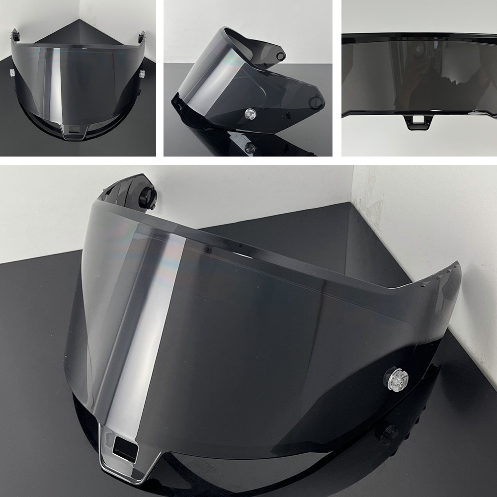 Sr10 Helmet Lens Is Compatible with Sr10 Electroplated Multi-Color Day and Night Universal Color-Changing Lens Sr10 Motorcycle Helmet Mirror