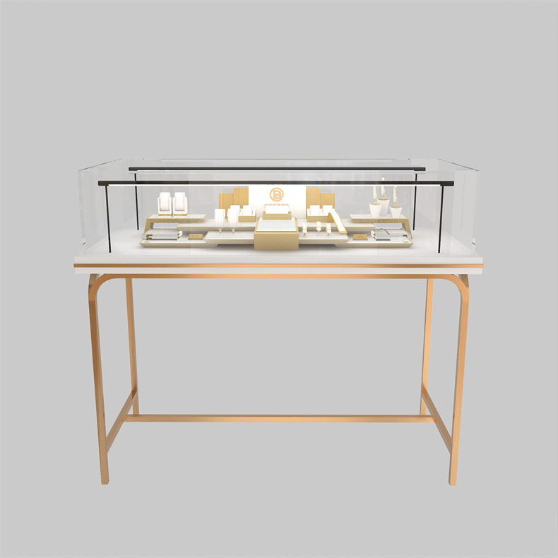 珠宝展示柜带灯翡翠黄金饰品独立展示柜柜台手表饰品展示陈列柜