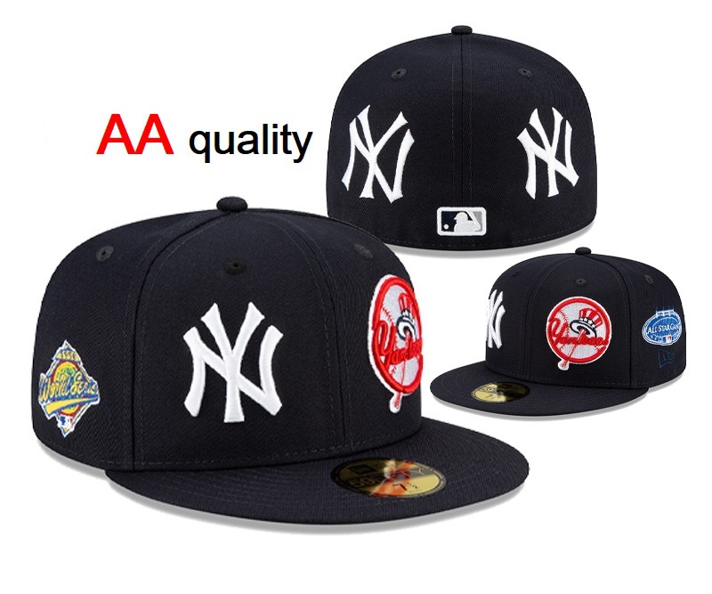Sombrero de clase AA de alta calidad nueva gorra cerrada MLB gorra de béisbol para hombres y mujeres gorro bordado protector solar para exteriores
