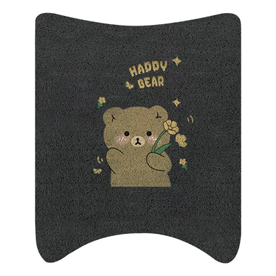 Applicable to Yadi Q50 Foot Pad Crown Energy 6 Generation Electric Battery Car Waterproof Foot Pad Pedal Universal Special (Electric vehicle foot mat) - full-color-floor-mats-suitable-for-yadi-q50-happy-bear
