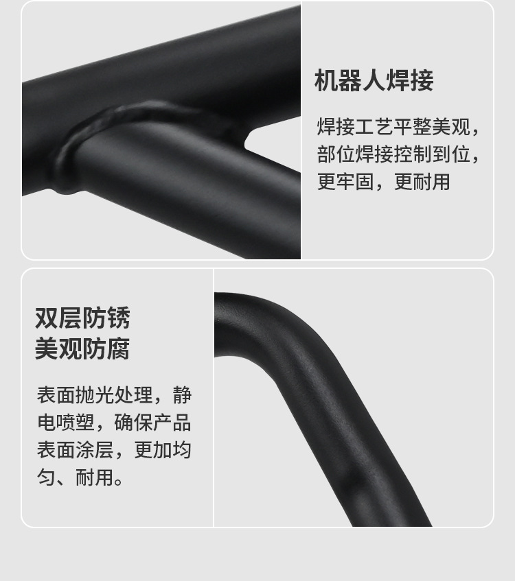 Suitable for Wuyang Honda Cgx150 Crash Guard, Anti-Fall Front Bumper, Foldable Backrest, Rear Rack, Side Bag, Tail Rack Modification
