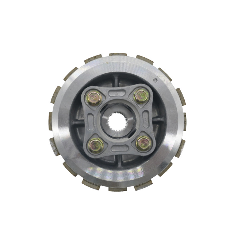 Motorcycle engine clutch drum suitable for CBF125 KTT125 clutch drum assembly WH125-7/8/9
