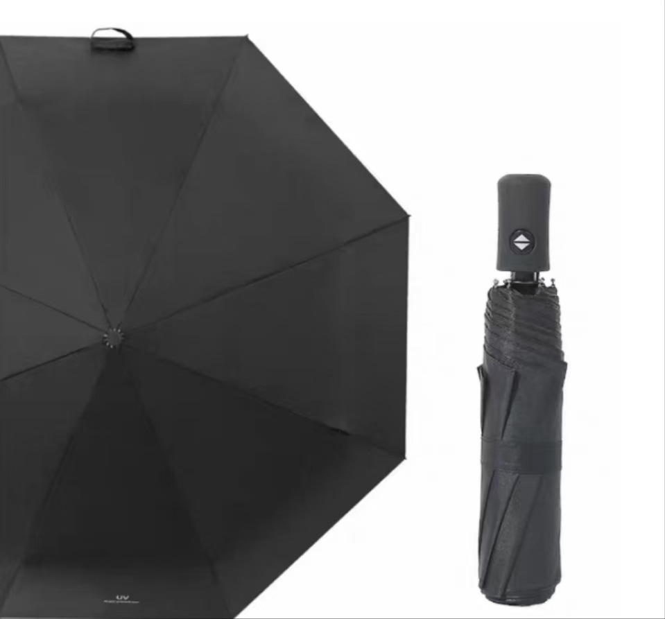 Paraguas grande totalmente automático para hombre, reforzado, doble uso para sol y lluvia, protección solar, paraguas plegable, venta al por mayor personalizada